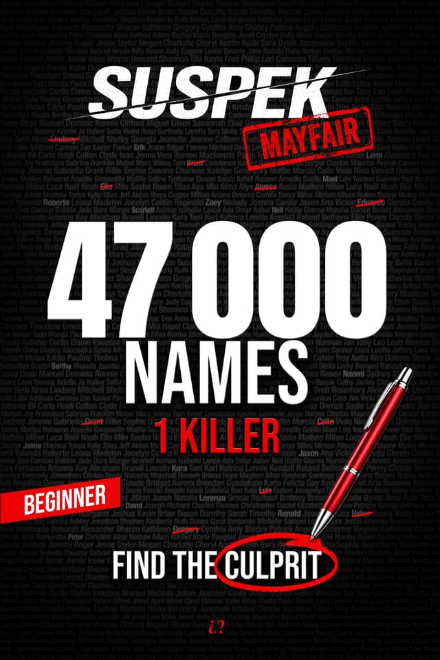 Cover of SUSPEK · Mayfair